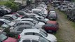 Mais de mil veículos apreendidos em Itajaí vão virar sucata