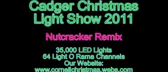 Cadger Dubstep Christmas Lightshow House