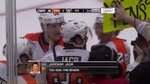 Flyers vs Penguins 2  1 122911  Jaromir Jagr Goal