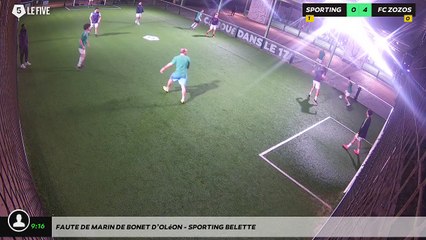 Faute de Marin de Bonet d’Oléon - SPORTING BELETTE