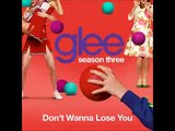 Glee  Dont Wanna Lose You Audio Official