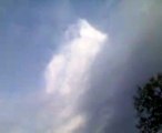 GOD SHIVA AND SNAKE GOD APPEARING IN SKY