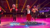 American Idol 2012 Adam Erika Angie  Shelby  Great Balls Of Fire Las Vegas
