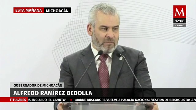 Alfredo Ramírez Bedolla aseguró avances en el caso de la comisaria de Pátzcuaro, Michoacán
