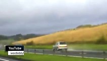 Crazy driver caught going the wrong way in Scotland