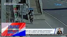 5-anyos na babae na 3 araw nang nawawala, nakunan sa CCTV na karga ng isang lalaki | UB