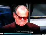 Jack Nicholson se duerme durante juego