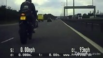 Biker caught doing 156mph