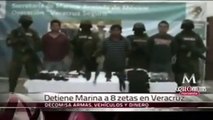 Caen 8 Zetas en Veracruz