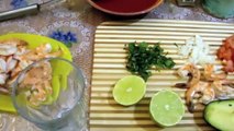 Como preparar un coctel de camarón