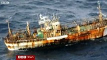 Barco fantasma en las costas de Canada despues del tsunami de Japón