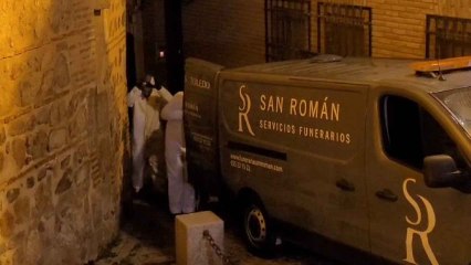 Levantamiento de los cadáveres aparecidos en Toledo