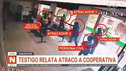 testigo relata atraco a cooperativa