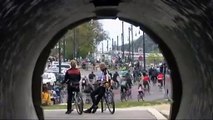Ciclistas marcan el Día de la Tierra en Hungría