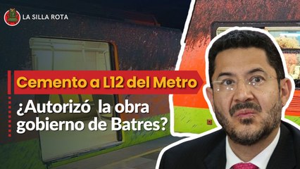 ¿Autorizó gobierno de Batres obra que salpicó de cemento a L12 del Metro? Esto sabemos