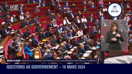 Questions au Gouvernement - Questions au Gouvernement du mardi 19 mars 2024