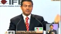 Peña Nieto y su participacion en el primer debate presidencial organizado por el IFE