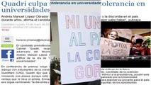 Andres Manuel López Obrador siembra el odio en las UniversidadesQuadri