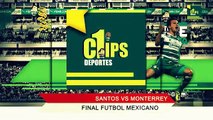 Monterrey vs Santos  Liguilla Final Partido Ida  1er Tiempo