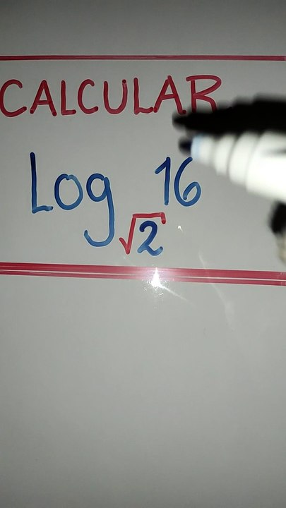 Cálculo de un logaritmo : paso a paso/Ejercicio 1