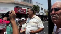 Golpeador de periodistas en la marcha Anti Peña Nieto es entrevistado