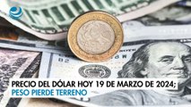 Precio del dólar hoy 19 de marzo de 2024; Peso pierde terreno