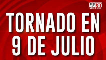 Tornado en 9 de Julio: habló una víctima de la tormenta