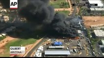 Fuego en Almacen en los suburbios de Phoenix