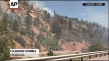 Record de calor y continuan los incendios forestales en Colorado