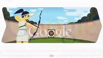 Google Doodle  Juegos Olimpicos Londres 2012 Tiro con Arco