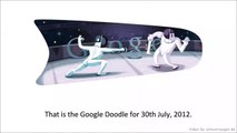 Google Doodle  Londres 2012 Esgrima Julio 29 2012