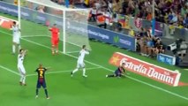 FC Barcelona Vs Real Madrid  Alexis Sanchez Dive For Penalty Spanish Supercup Aug23 2012