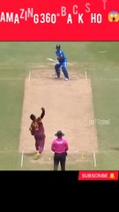 Saini_boy Amazing 360° Back Shot #cricket #viral