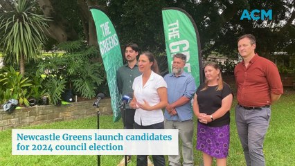 Newcastle Greens council candidate launch