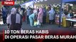 Sebanyak 10 Ton Beras Habis dalam Operasi Pasar Beras Murah di Jawa Barat
