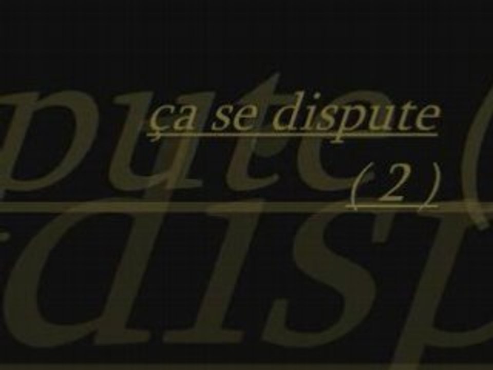 François perusse ça se dispute ( 2 )