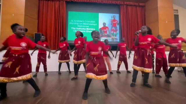 Hakuna Matata Children's Choir at St Andrew's Anglican Church, Cronulla.