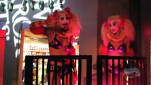 Sexy Clown GoGo Dancers Halloween Horror Nights 2012 at Universal Studios Hollywood