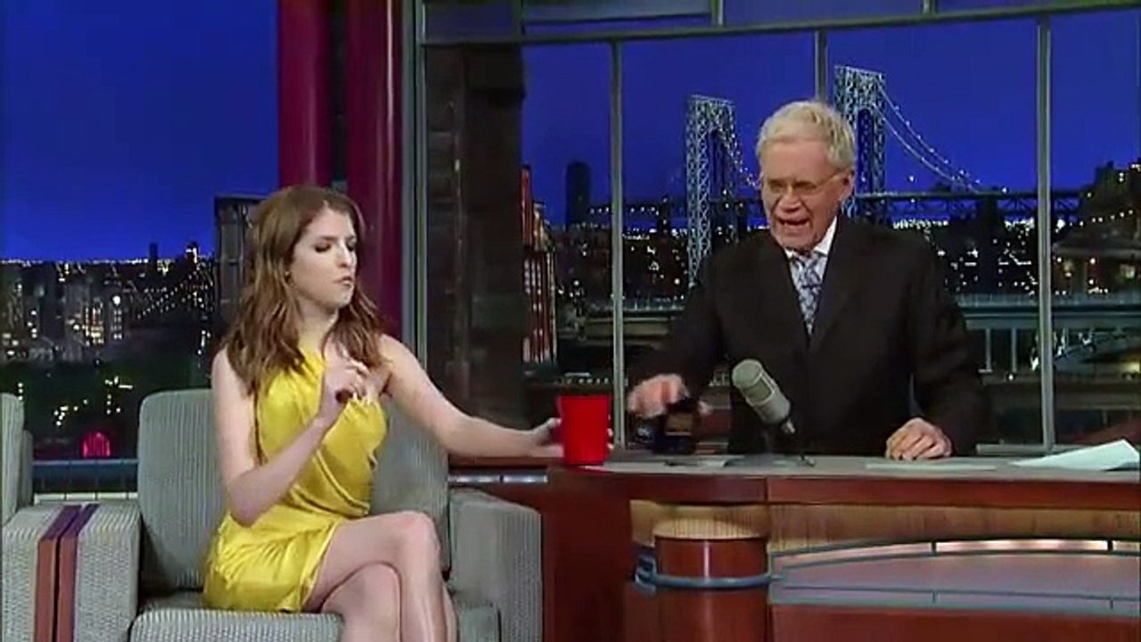 Anna Kendricks Song and Cup Trick David Letterman Vídeo Dailymotion