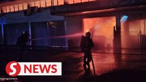 Fire razes factory in Ipoh