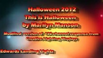 Luces de Halloween  This is Halloween de Marilyn Manson