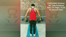 ❌ 180° SIDE ROTATIONS ✔️ Best FOREARMS Exercise #heermlgangaputra #naturalbodybuilding