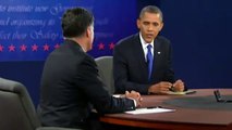 El ultimo debate presidencial de EEUU entre Barack Obama y Mitt Romney