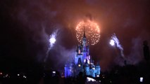 Holiday Wishes fireworks show Mickeys Very Merry Christmas Party at Walt Disney World