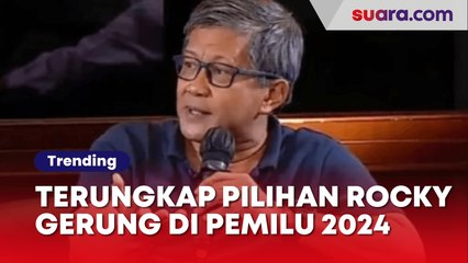 Terungkap! Rocky Gerung Blak-blakan Pilihannya di Pilpres 2024, Coblos Anies atau Golput?