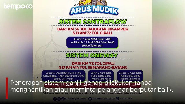Korlantas Polri Berlakukan Ganjil-Genap saat Lebaran, Cek Jadwalnya Sekarang