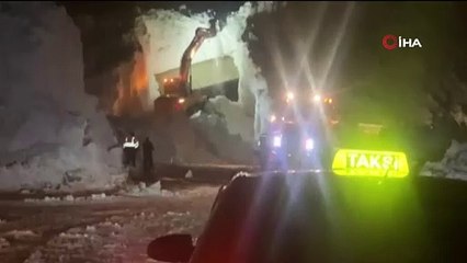 Meteoroloji uyarmıştı; çığ düştü, ekipler alarm durumuna geçti