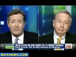 Piers Morgan Tonight  Piers Grills Gun Lobbyist Larry Pratt Heated Debate