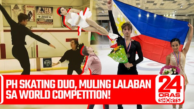 PH skating duo, muling lalaban sa world competition! | 24 Oras Shorts
