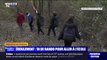Alpes-Maritimes: pour se rendre au collège, ces élèves doivent faire une partie du trajet dans la forêt en raison d'un éboulement qui a coupé la route
